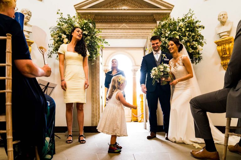 flower girl London Wedding Chiswick house