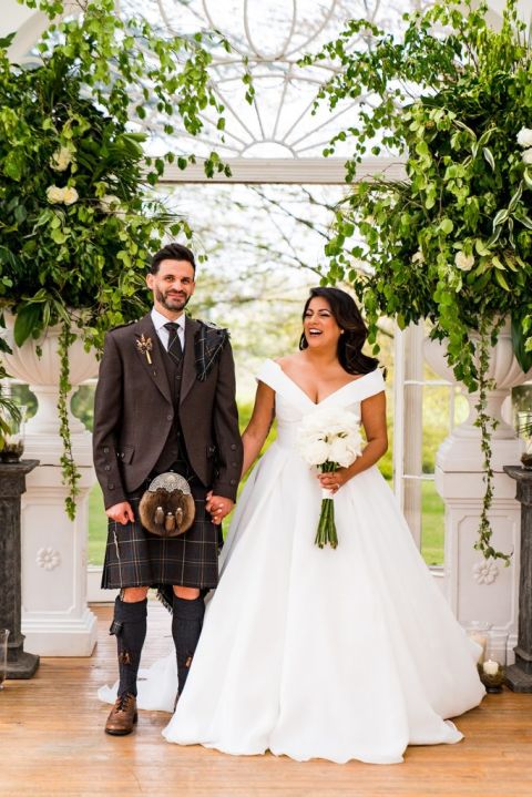 Indian and Scottish fusion wedding at Barton Hall