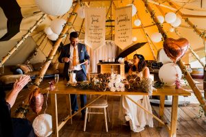 Bridge House Barn Tipi Wedding in Summer Leicestershire